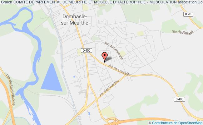 plan association Comite Departemental De Meurthe Et Moselle D'halterophilie - Musculation Dombasle-sur-Meurthe