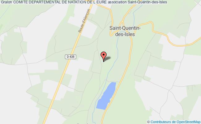 plan association Comite Departemental De Natation De L Eure Saint-Quentin-des-Isles