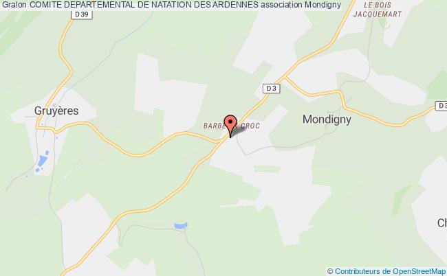 plan association Comite Departemental De Natation Des Ardennes Mondigny
