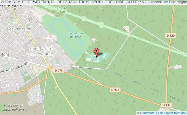 plan association Comite Departemental De Parachutisme Sportif De L'oise (co.de.p.s.o.) Compiègne