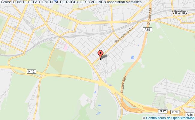 plan association Comite Departemental De Rugby Des Yvelines Versailles