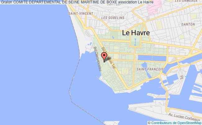 plan association Comite Departemental De Seine Maritime De Boxe Le    Havre