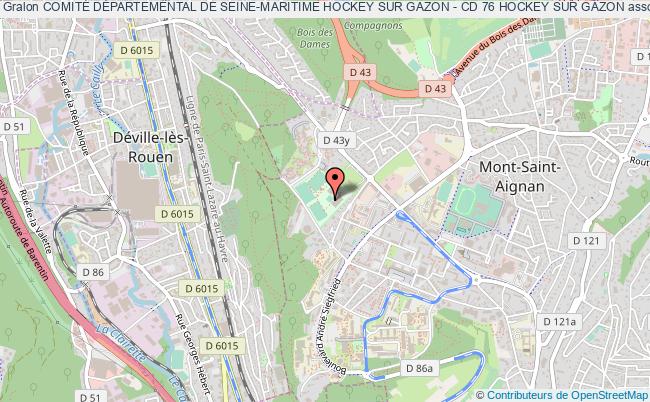 plan association ComitÉ DÉpartemental De Seine-maritime Hockey Sur Gazon - Cd 76 Hockey Sur Gazon Mont-Saint-Aignan