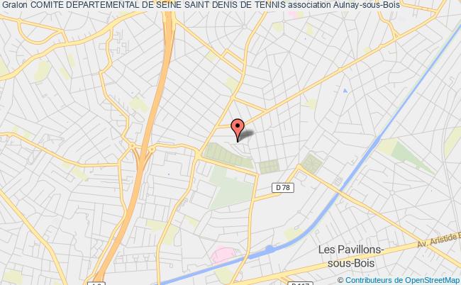 plan association Comite Departemental De Seine Saint Denis De Tennis Aulnay-sous-Bois