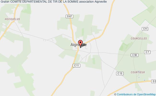 plan association Comite Departemental De Tir De La Somme Aigneville