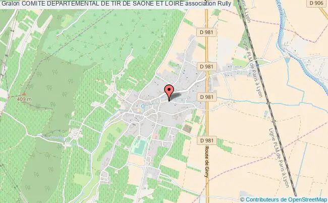 plan association Comite Departemental De Tir De Saone Et Loire 