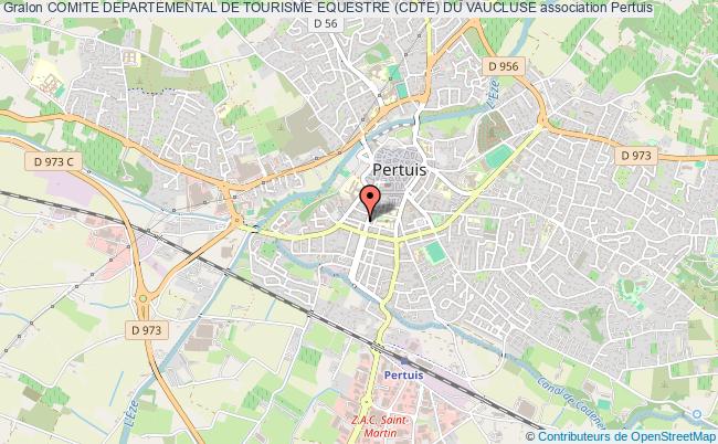 COMITE DEPARTEMENTAL DE TOURISME EQUESTRE (CDTE) DU VAUCLUSE