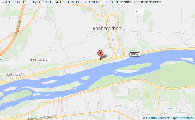 plan association Comite Departemental De Triathlon D'indre Et Loire Rochecorbon