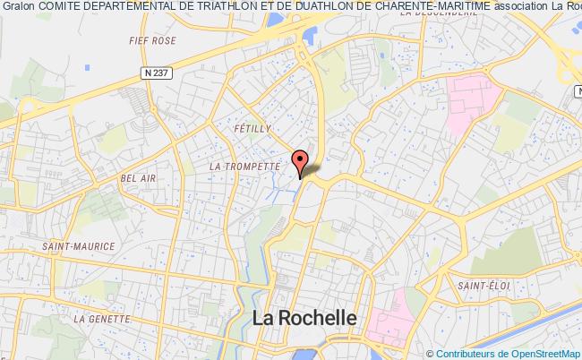 plan association Comite Departemental De Triathlon Et De Duathlon De Charente-maritime Rochelle