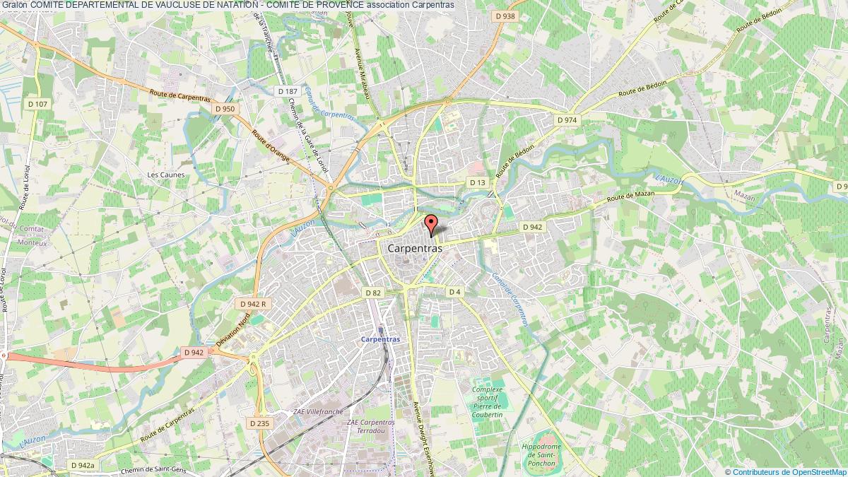 COMITE DEPARTEMENTAL DE VAUCLUSE DE NATATION - COMITE DE PROVENCE