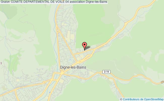 plan association Comite Departemental De Voile 04 Digne-les-Bains