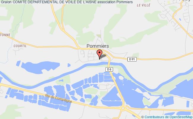 plan association Comite Departemental De Voile De L'aisne Pommiers