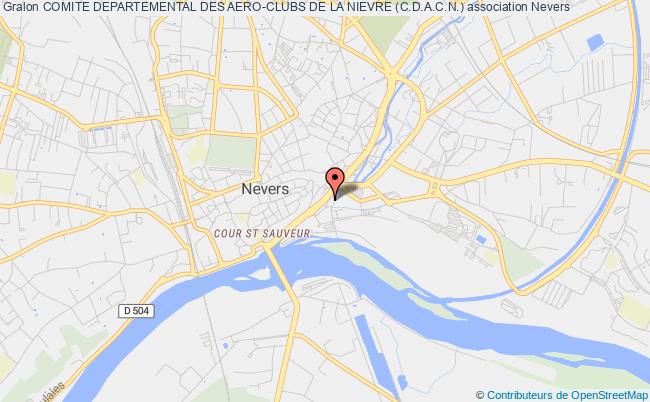 plan association Comite Departemental Des Aero-clubs De La Nievre (c.d.a.c.n.) Nevers