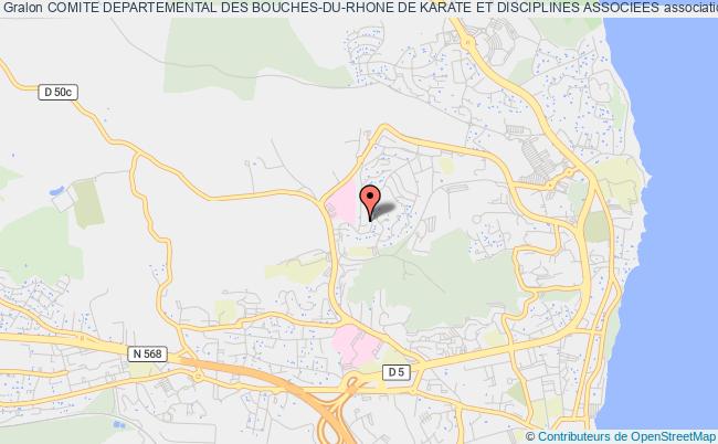 plan association Comite Departemental Des Bouches-du-rhone De Karate Et Disciplines Associees Martigues
