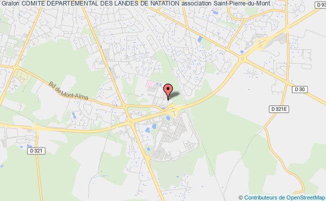 plan association Comite Departemental Des Landes De Natation Saint-Pierre-du-Mont