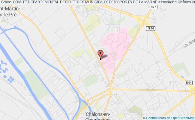 plan association ComitÉ DÉpartemental Des Offices Municipaux Des Sports De La Marne Châlons-en-Champagne