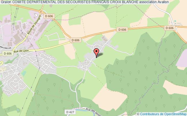 plan association Comite Departemental Des Secouristes Francais Croix Blanche Chassigny