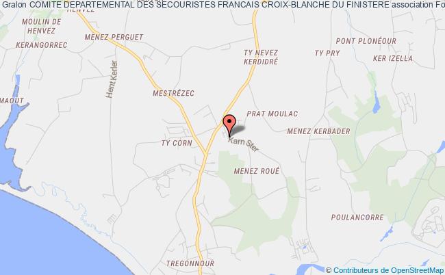 plan association Comite Departemental Des Secouristes Francais Croix-blanche Du Finistere Fouesnant