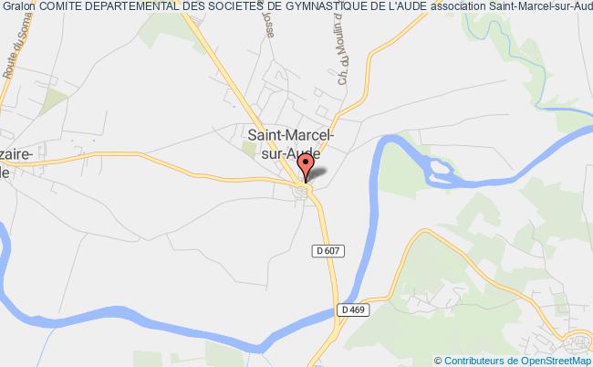 plan association Comite Departemental Des Societes De Gymnastique De L'aude Saint-Marcel-sur-Aude