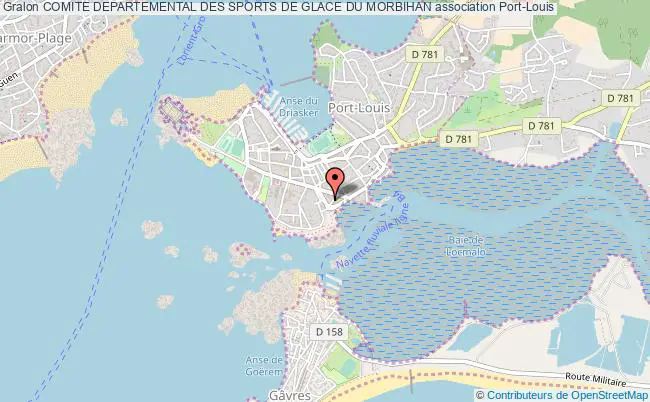 plan association Comite Departemental Des Sports De Glace Du Morbihan Port-Louis