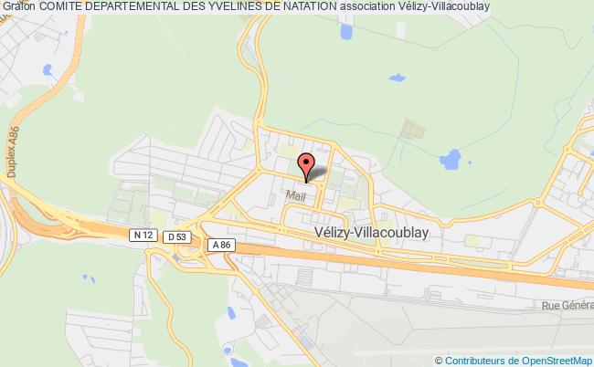 plan association Comite Departemental Des Yvelines De Natation Vélizy-Villacoublay