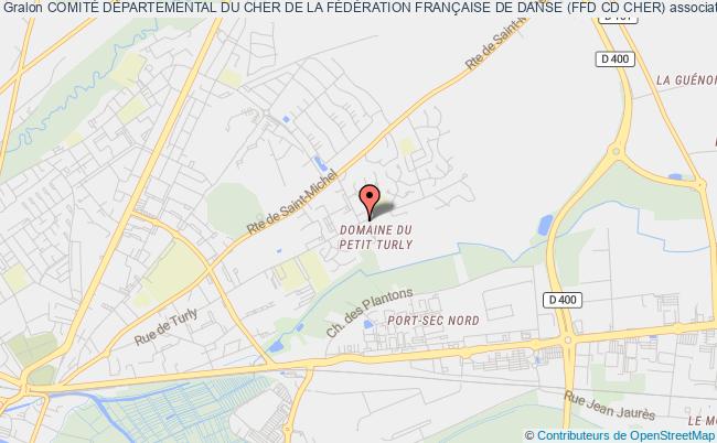 plan association ComitÉ DÉpartemental Du Cher De La FÉdÉration FranÇaise De Danse (ffd Cd Cher) Bourges