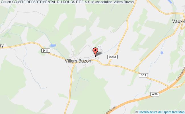 plan association Comite Departemental Du Doubs F.f.e.s.s.m Villers-Buzon