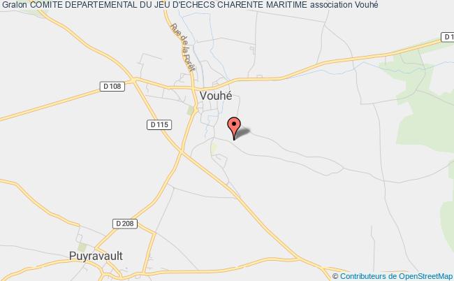 plan association Comite Departemental Du Jeu D'echecs Charente Maritime Vouhé