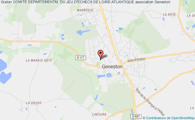 plan association Comite Departemental Du Jeu D'echecs De Loire-atlantique Geneston