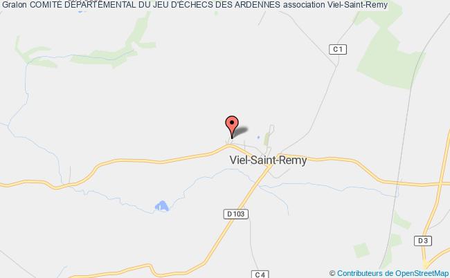 plan association ComitÉ DÉpartemental Du Jeu D'Échecs Des Ardennes Viel-Saint-Remy