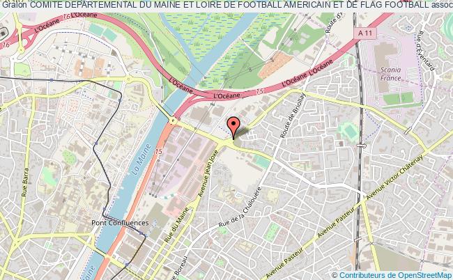 plan association Comite Departemental Du Maine Et Loire De Football Americain Et De Flag Football Angers
