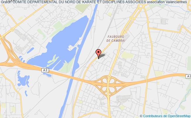 plan association Comite Departemental Du Nord De Karate Et Disciplines Associees Valenciennes