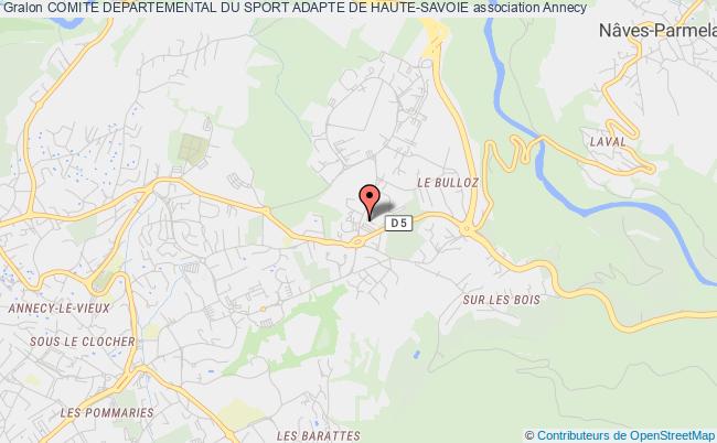 plan association Comite Departemental Du Sport Adapte De Haute-savoie Annecy