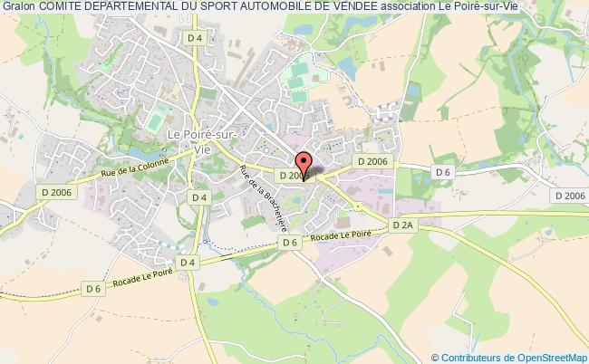plan association Comite Departemental Du Sport Automobile De Vendee Le    Poiré-sur-Vie