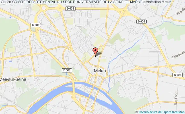 plan association Comite Departemental Du Sport Universitaire De La Seine-et-marne Melun