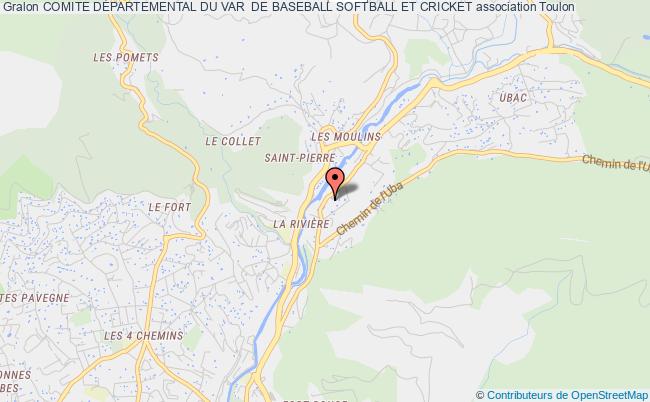 plan association Comite DÉpartemental Du Var  De Baseball Softball Et Cricket Toulon