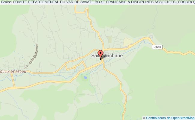 plan association Comite Departemental Du Var De Savate Boxe FranÇaise & Disciplines Associees (cdsbf83) Saint-Zacharie