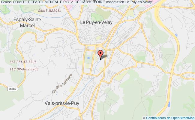 plan association Comite Departemental E.p.g.v. De Haute-loire Le Puy-en-Velay