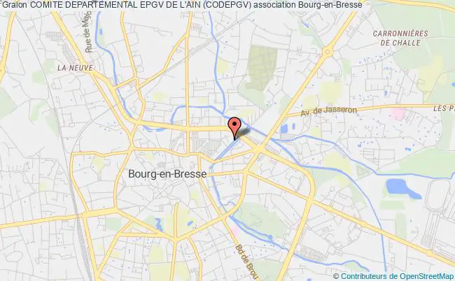 plan association Comite Departemental Epgv De L'ain (codepgv) Bourg-en-Bresse