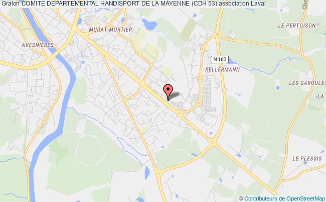 plan association Comite Departemental Handisport De La Mayenne (cdh 53) Laval