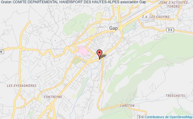 plan association Comite Departemental Handisport Des Hautes-alpes Gap