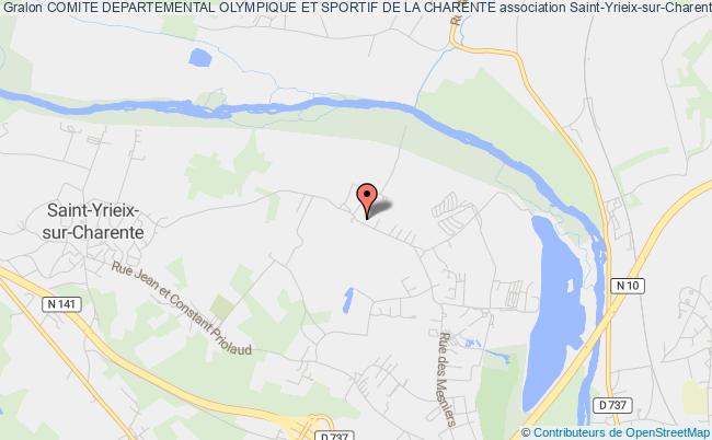 plan association Comite Departemental Olympique Et Sportif De La Charente Saint-Yrieix-sur-Charente