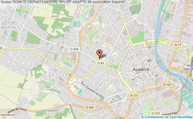 COMITE DEPARTEMENTAL SPORT ADAPTE 89