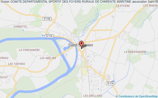 plan association Comite Departemental Sportif Des Foyers Ruraux De Charente Maritime Saint-Savinien