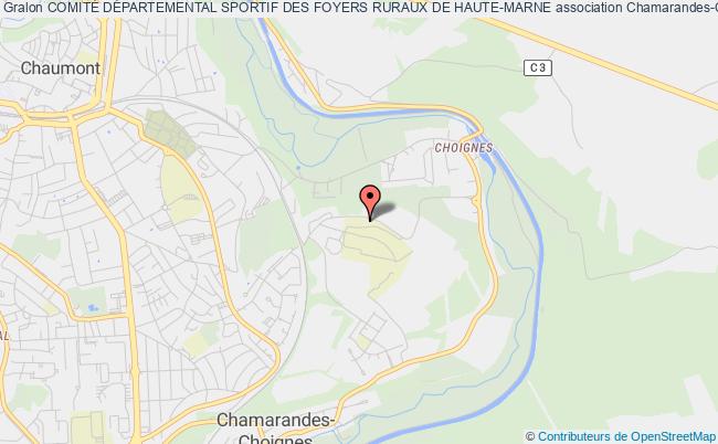 plan association ComitÉ DÉpartemental Sportif Des Foyers Ruraux De Haute-marne Chaumont
