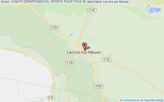 plan association ComitÉ DÉpartemental Sports Pour Tous 55 Lacroix-sur-Meuse