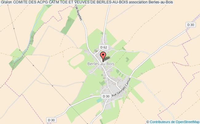 plan association Comite Des Acpg Catm Toe Et Veuves De Berles-au-bois Berles-au-Bois