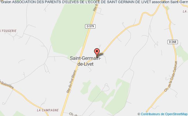 plan association Comite Des Activites Extra Scolaires Des Enfants De L'ecole De Saint Germain De Livet Saint-Germain-de-Livet