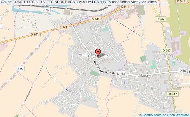 plan association ComitÉ Des ActivitÉs Sportives D'auchy Les Mines Auchy-les-Mines
