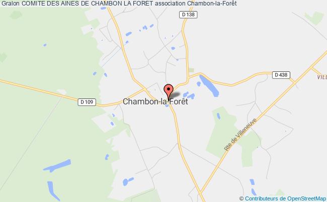 plan association Comite Des Aines De Chambon La Foret Chambon-la-Forêt